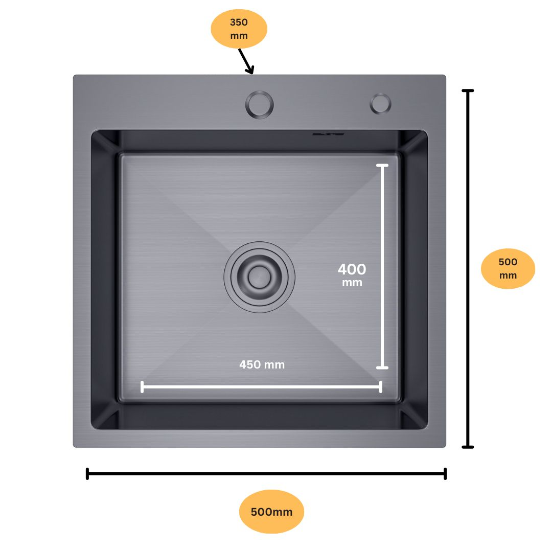 50 cm sink from Velazo.