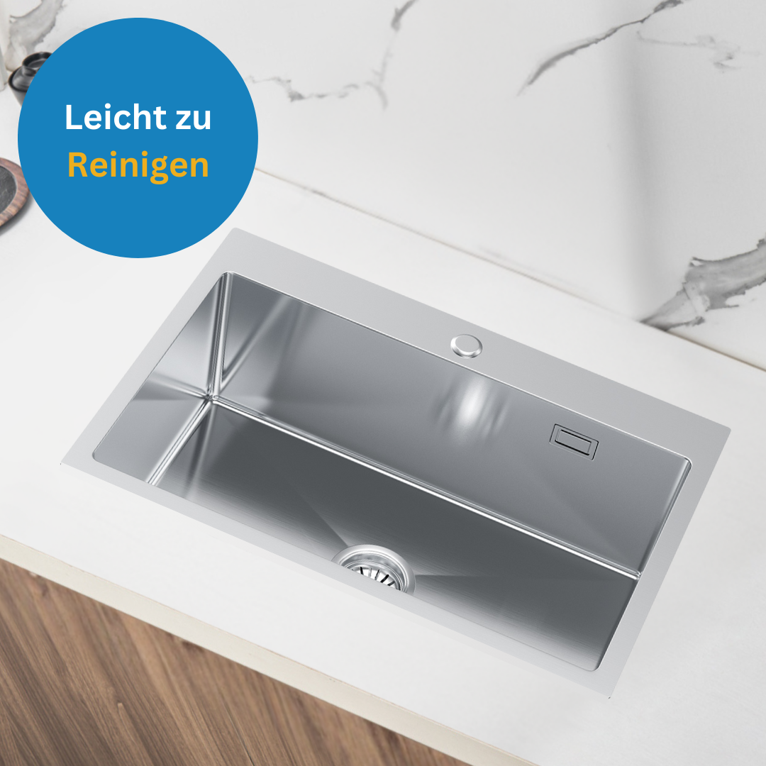 Edelstahl-Küchenspülbecken 65x45 Inox von Velazo.
