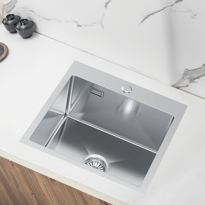 Inox steel sink 46x45 from Velazo.