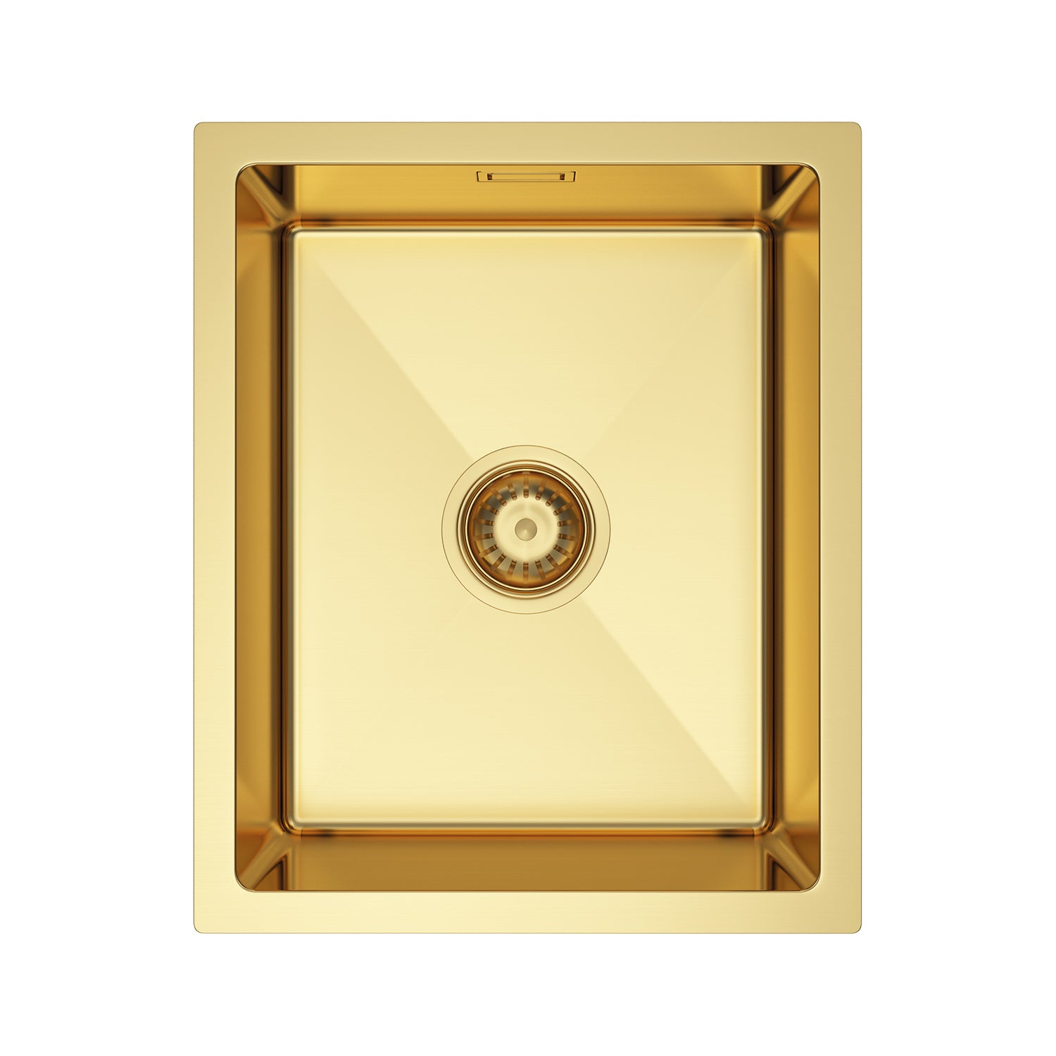 Edelstahl-Küchenspülbecken 37x45 Gold