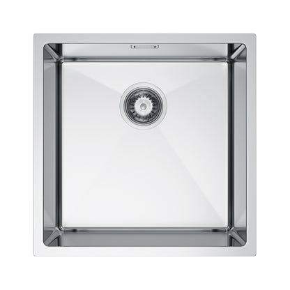 Single-bowl steel sink - 44x44cm from Velazo. 