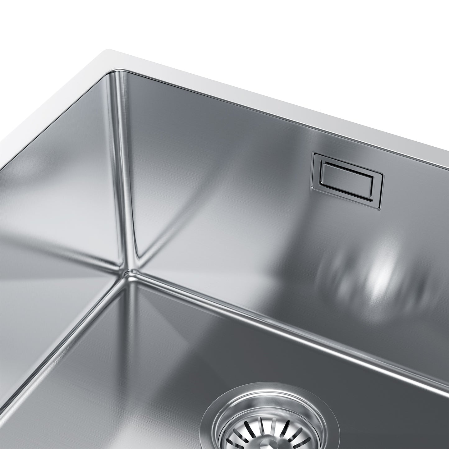 Single-bowl steel sink - 44x44cm from Velazo. 