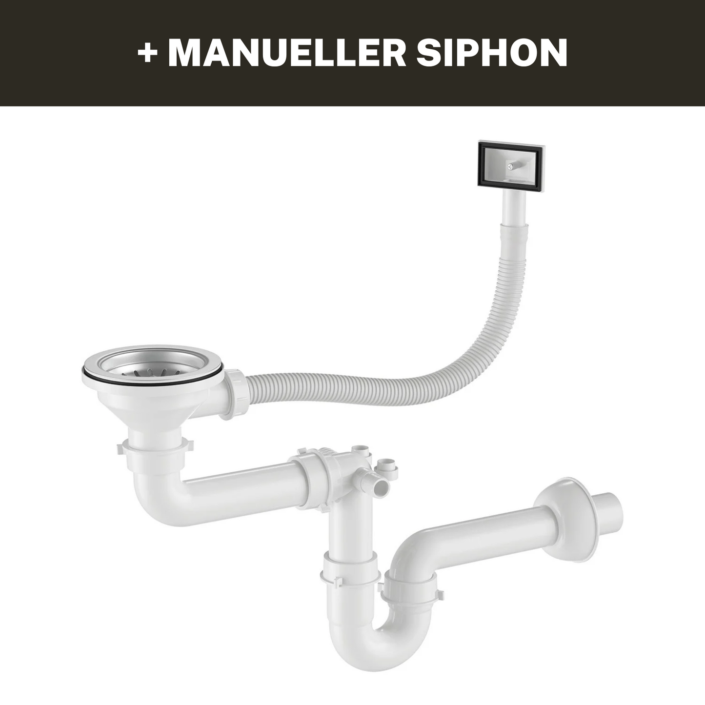 Steel sink with drainer 63x50 Inox from Velazo.