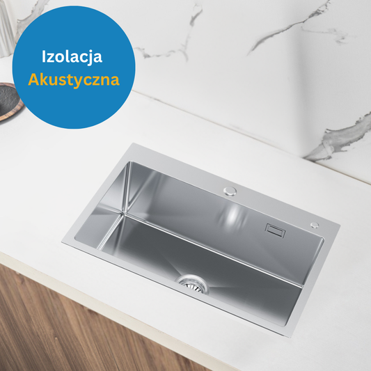 Zlewozmywak jednokomorowy 68x45 cm INOX od VELAZO.