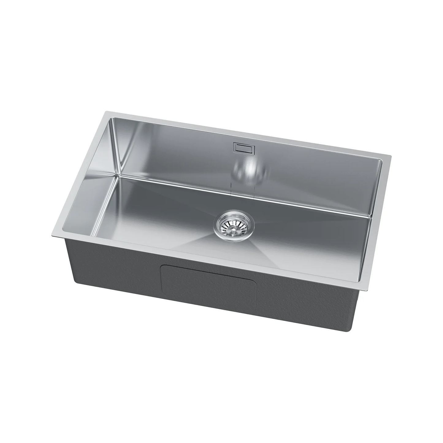 Single-bowl steel sink - 74x44cm from Velazo.